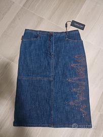 gonna longuette Denim Giorgia Netti tg 42