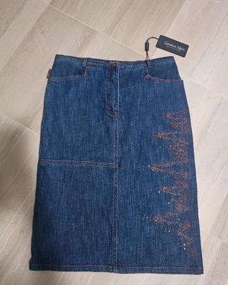 gonna longuette Denim Giorgia Netti tg 42