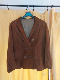giacca in cuoio vintage