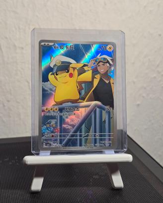 Pikachu capitano carta pokemon