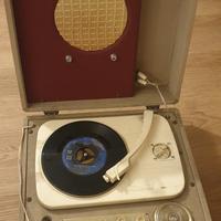 Giradischi valigia vintage anni ’50/’60 – funziona