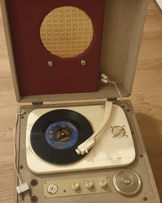 Giradischi valigia vintage anni ’50/’60 – funziona