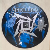 Vinile 33 giri da parete omaggio ai Metallica 