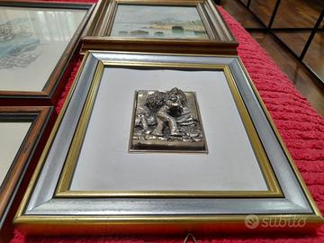 Quadri antichi rilievo in argento