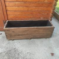 fioriera in legno