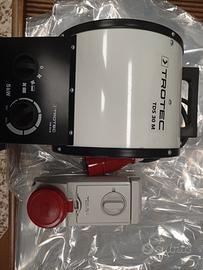 Termoventilatore  in ceramica + presa Schneider 82