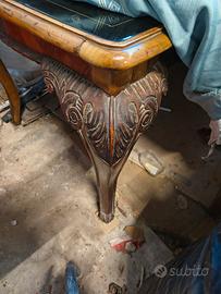 Tavolo in legno massello stile classico 90x230 – 2