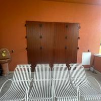 Set sdraio sedie e tavolo da esterno