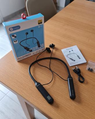 Auricolari Bluetooth da Collo Display e MicroSD