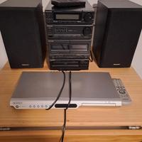 COMPATTO PANSONIC HI-FI+LETTORE DVD
