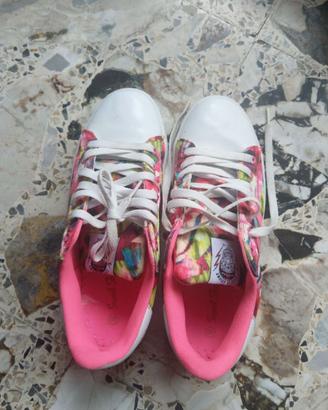 Scarpe da donna numero 40 in tela fiorato