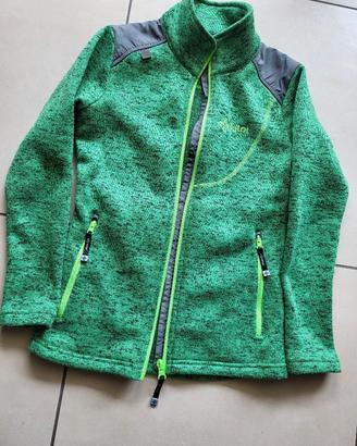 felpa in pile termica Kilpi sci sport 134cm verde