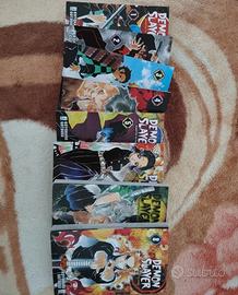 Primi 8 volumi di demon slayer 