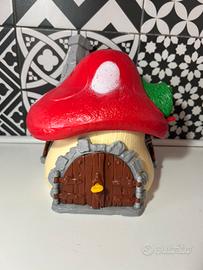Casa Dei Puffi Anni80 Gioco Vintage Peyo.