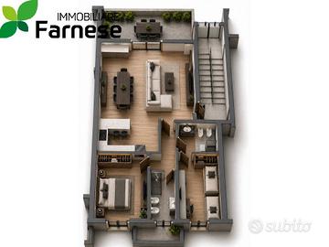 Appartamento di 100 m² con 3 locali a Pontenure
