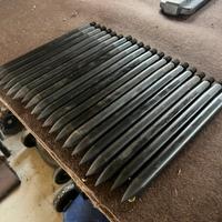 Punte piene rinforzate per bucatrici prato - 350mm