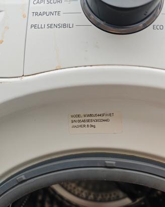 lavatrice Samsung per pezzi di ricambio 