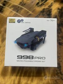 Mini Drone Pieghevole 998Pro Telecamera 4K Wi-