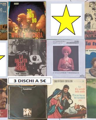 Vinile 45: 3 dischi a scelta in Promo vedi lista