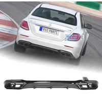 DIFFUSORE MERCEDES W213 16-20 LOOK E63 NERO LUCIDO