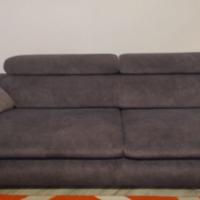 Divano 3 posti con testata regolabile