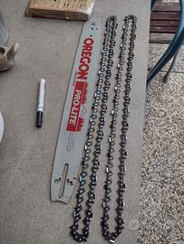 spranga motosega più 2 catene
