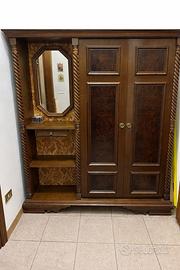 Mobile da ingresso con armadio e consolle