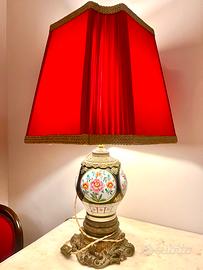 Lampada da tavolo su vaso cinese antico