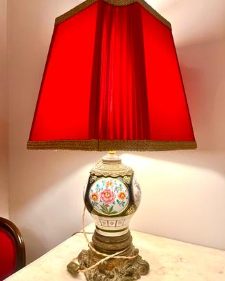 Lampada da tavolo su vaso cinese antico
