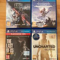 Lotto 4 videogiochi PlayStation 4 (anche singoli)