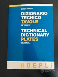 Marolli - Dizionario Tecnico Tavole | 13ª Edizione