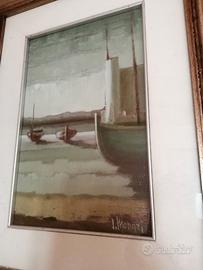 Ideale Monari "Barche sulla riva." 