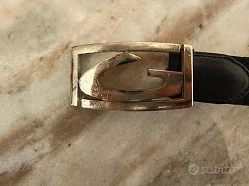 Cintura Alberto Guardiani tessuto nero