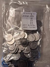 micro monete da lire 50 