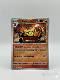 Carta Pokémon Emboar Holo Italiana