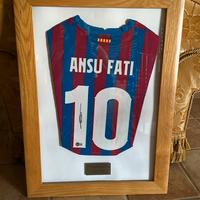 Maglia Barcellona Ansu Fati 🇪🇸 Beckett COA