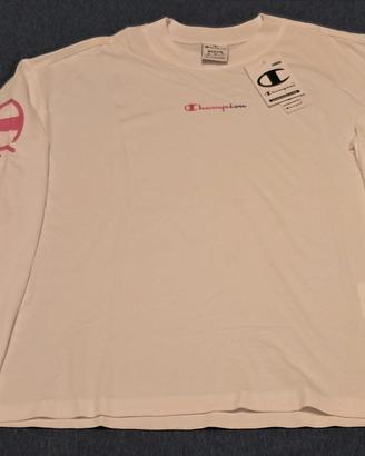 Maglia manica lunga Champion donna M con logo