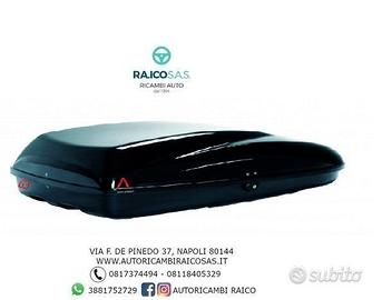BOX BAULE PORTAPACCHI HELIOS 320 MARCA G3 SPA NERO