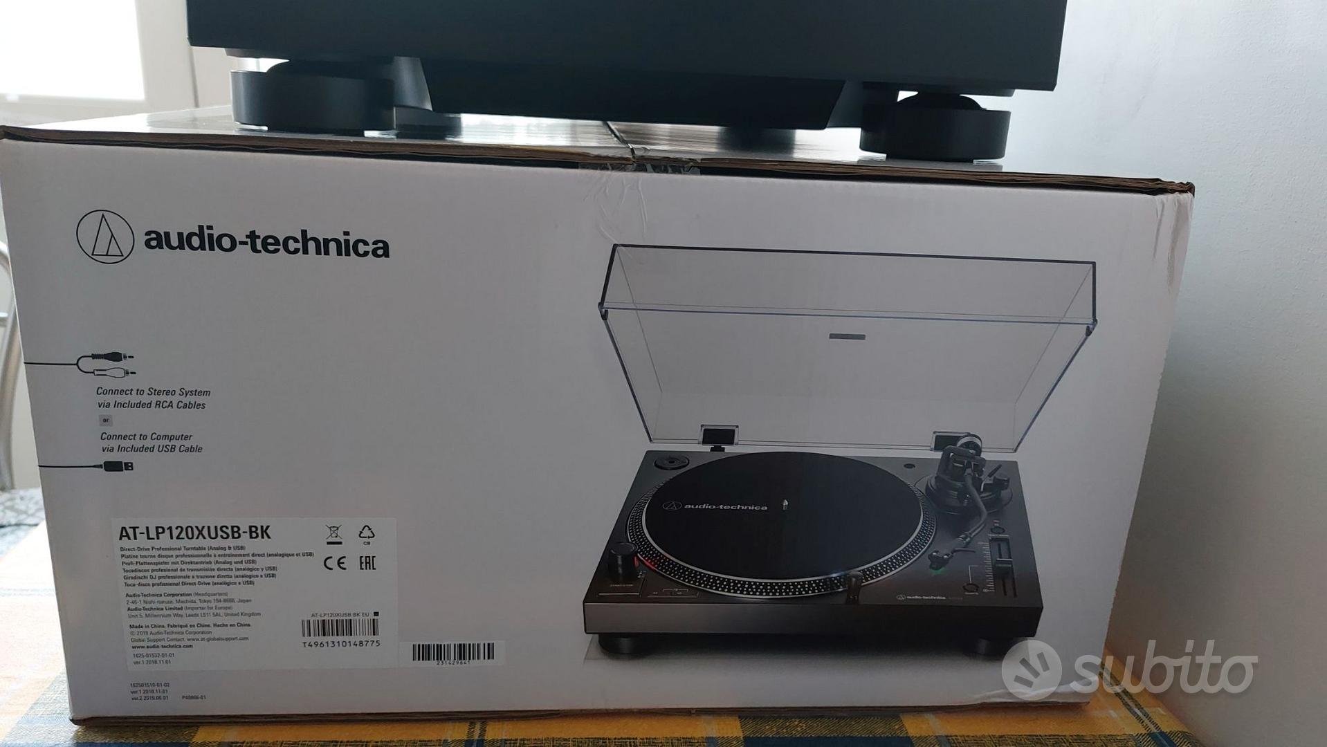 Giradischi Audio Technica AT-LP120X-USB BK - Audio/Video In vendita a  Brindisi