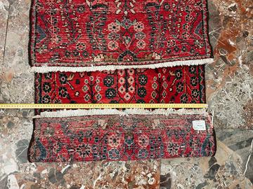 Tappeto persiano vintage annodato a mano – runner