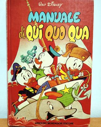 Libro Manuale di Qui Quo Qua 1° Ed. 1979 Mondadori
