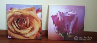 Coppia di Stampe Moderne - Rose