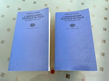 Quadri, L'avanguardia teatrale in Italia 2 voll