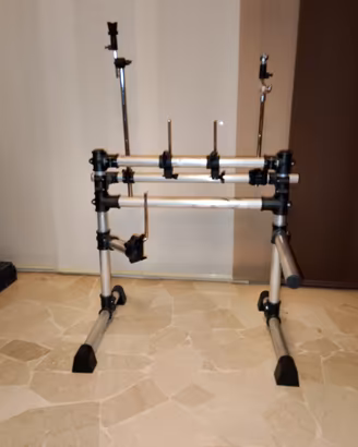 Rack batteria elettronica con holder Tom/piatti