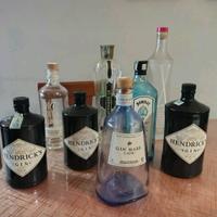 Lampade artigianali con bottiglie di liquore 