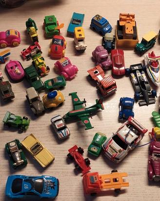 Collezione mini giochi macchine e aeroplani.