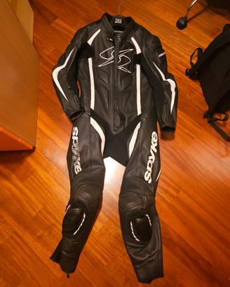 Tuta moto spike taglia 52