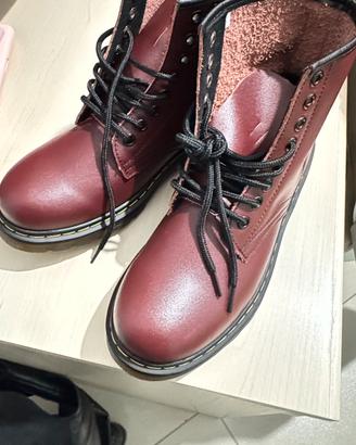Dr. Martins Cherry Red