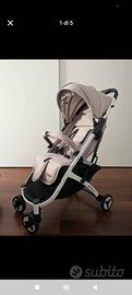 Passeggino ultracompatto Plebani beige melange