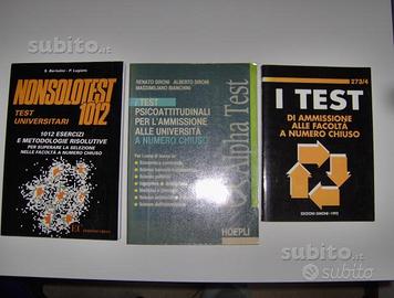 TEST UNIVERSITARI 3 libri